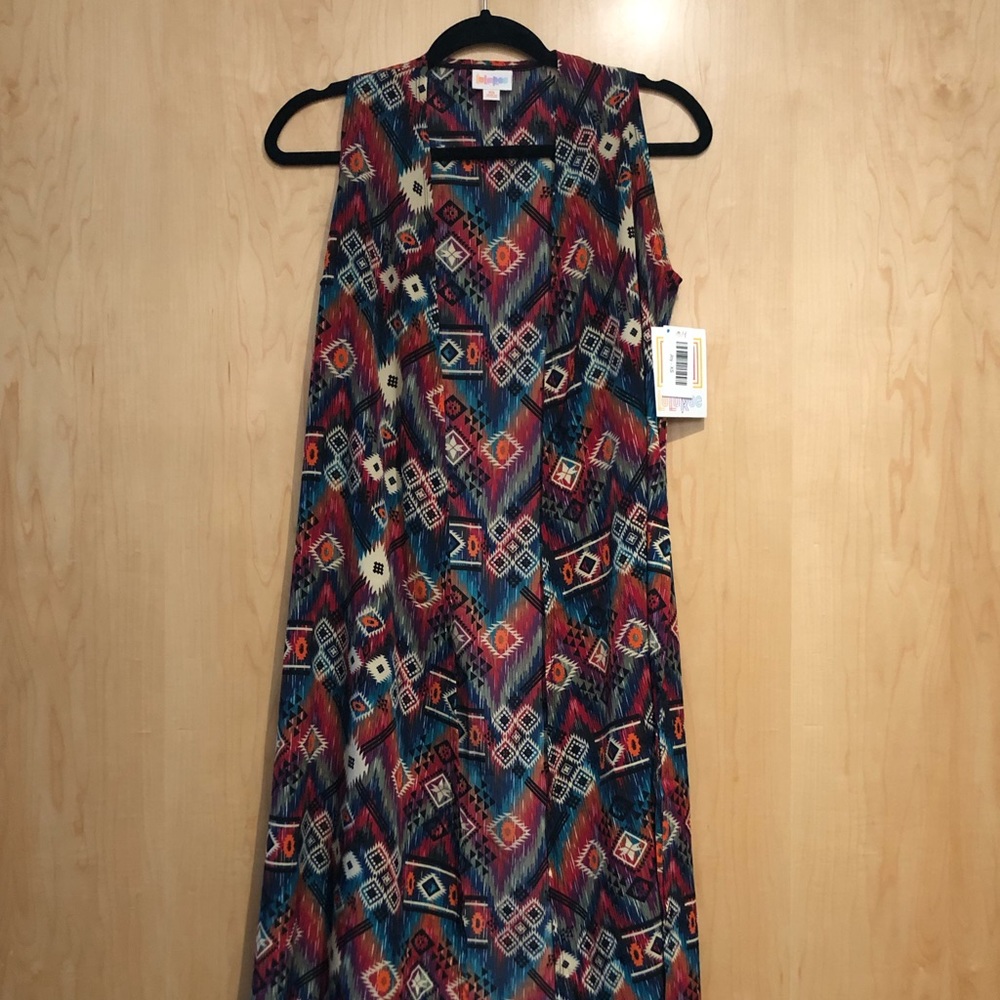 Lularoe Joy XS NWT Aztec Print Multi Colored Cover